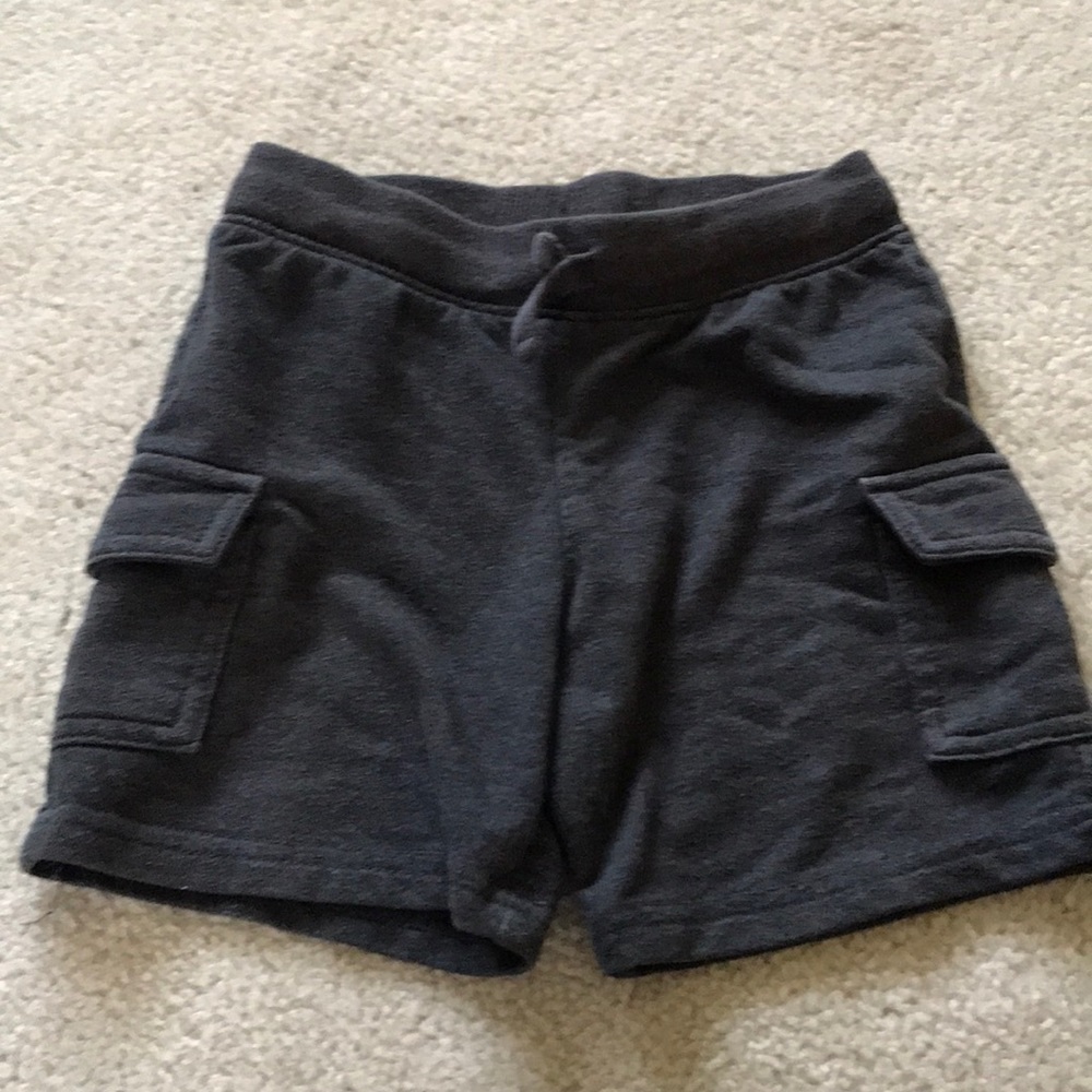 Charcoal Grey Cargo Shorts